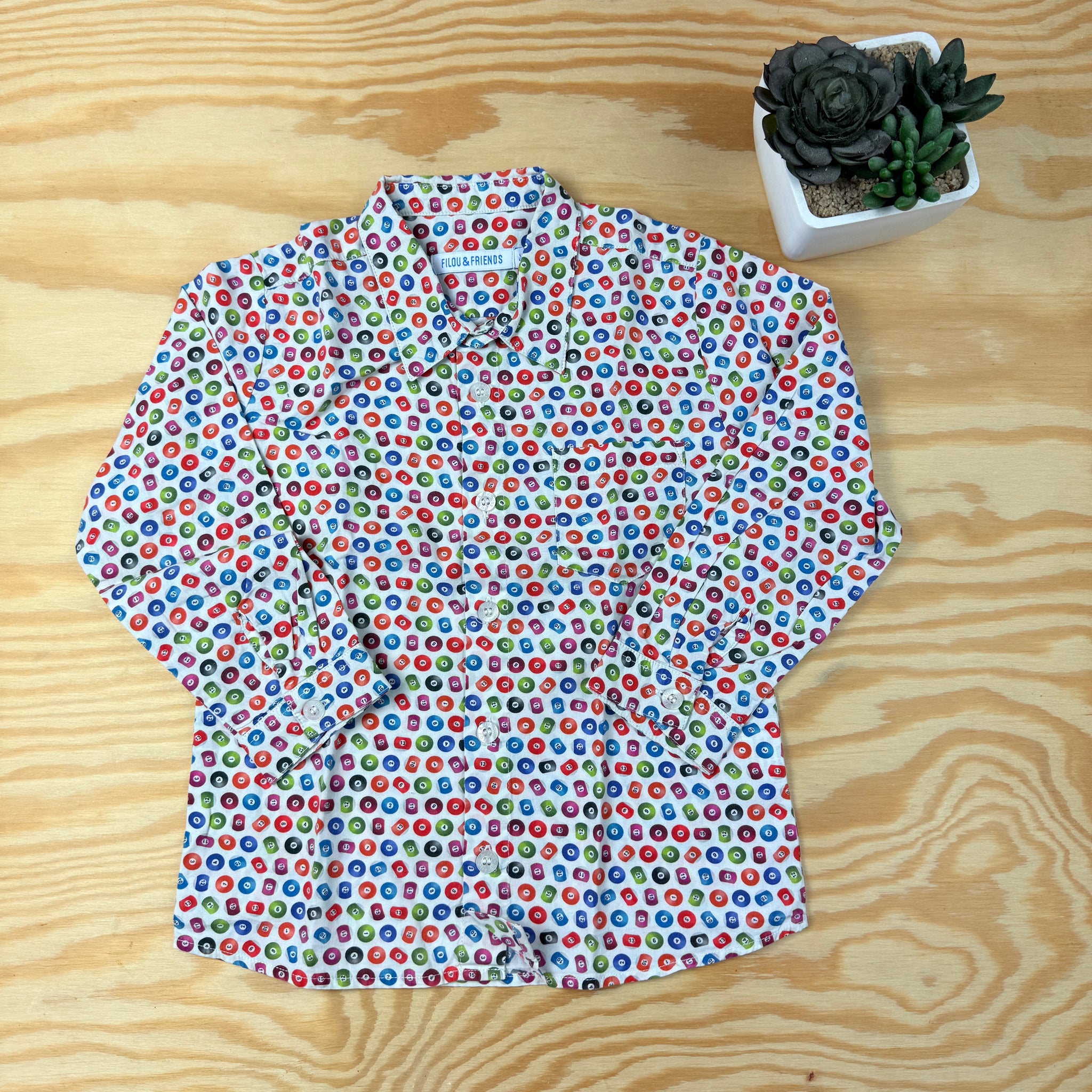 hemdje balletjes Filou&Friends maat 4j