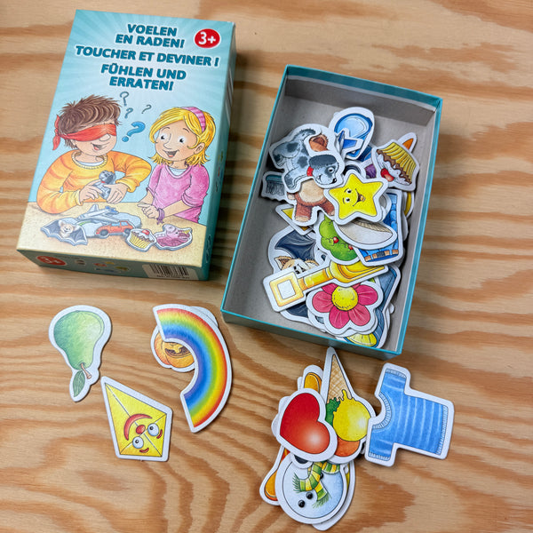 spel: voelen en raden, 3+