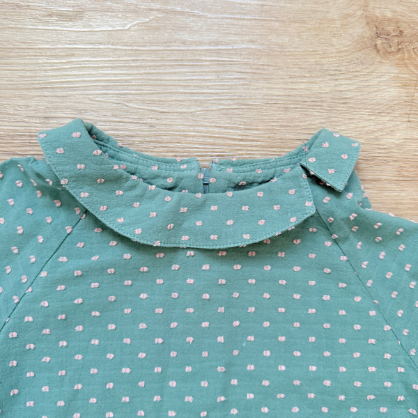 groen kleedje Filou&Friends, maat 7j