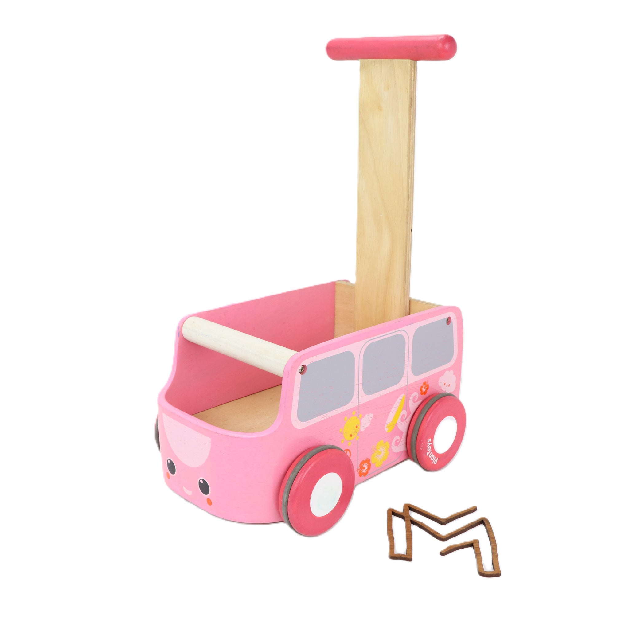 Loopwagentje Plan Toys roze