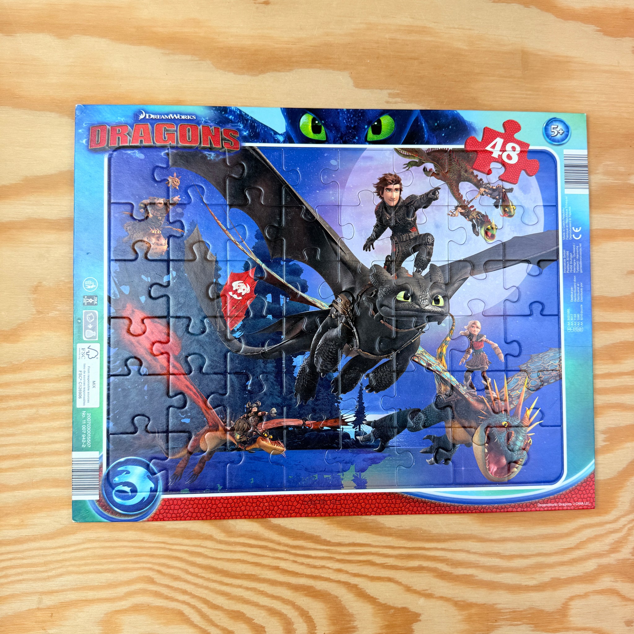 puzzel Dragons,5+  48 stukken