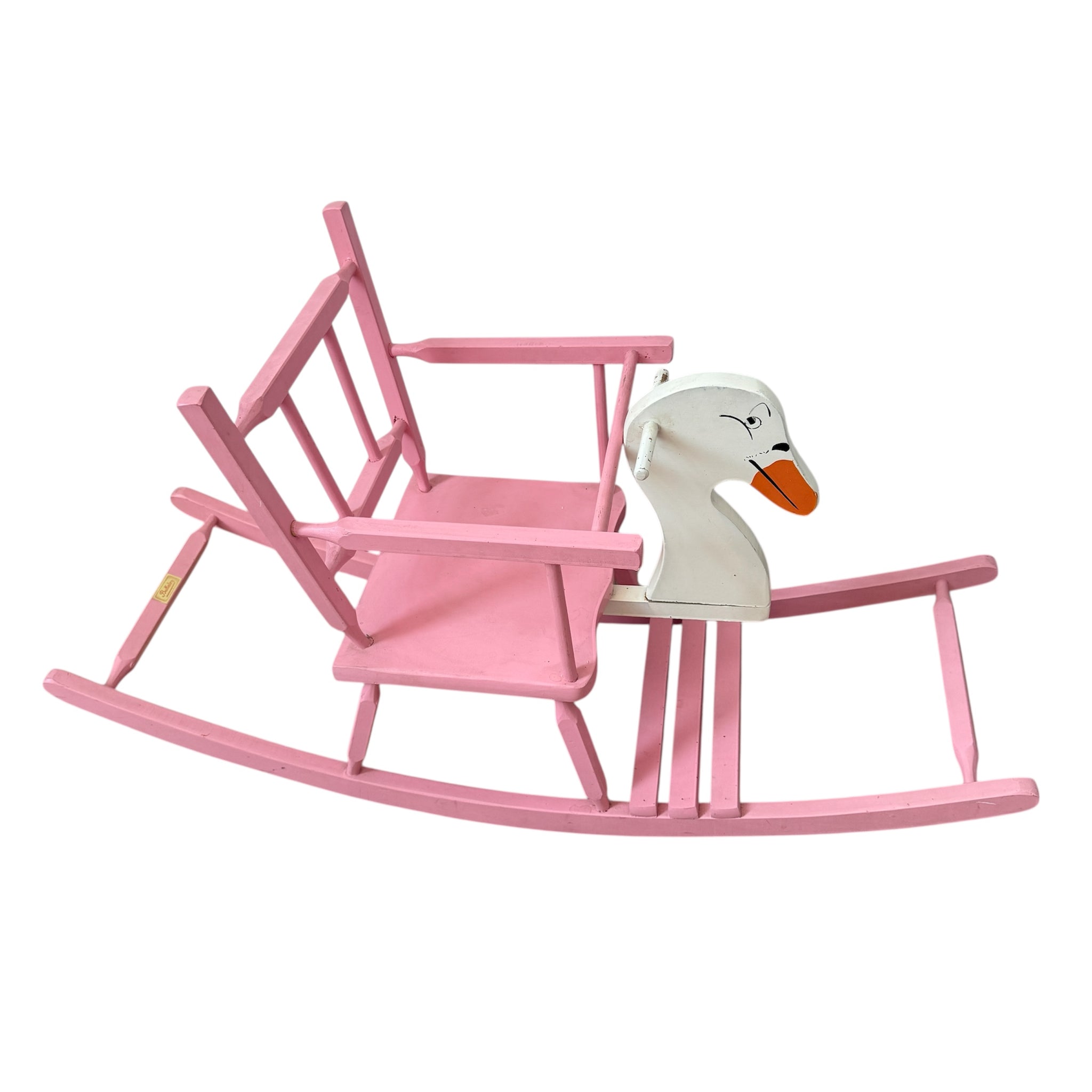 retro schommelpaardje zwaan (enkel ophalen)