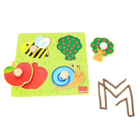 Goula houten puzzel natuur