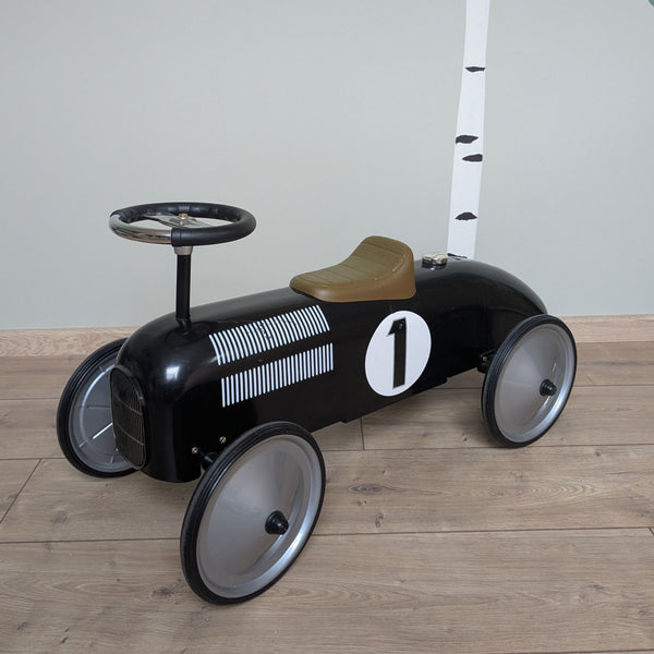 Metalen loopauto in retrostijl - enkel ophalen