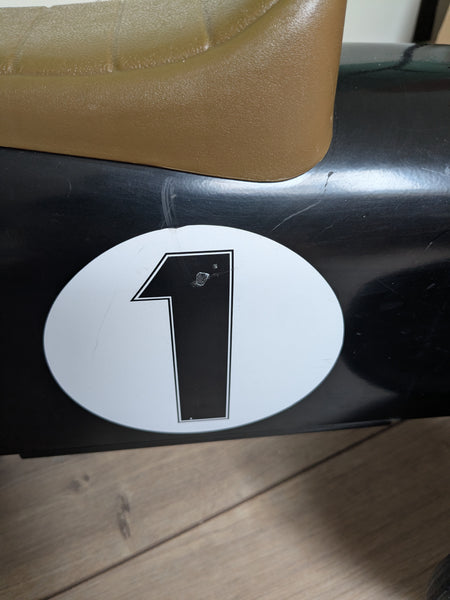 Metalen loopauto in retrostijl - enkel ophalen