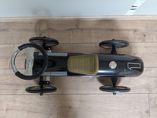 Metalen loopauto in retrostijl - enkel ophalen