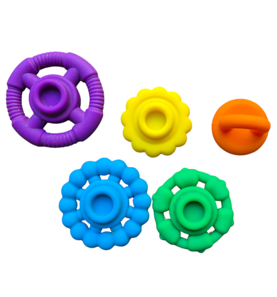 Stapelbare bijtringen regenboog