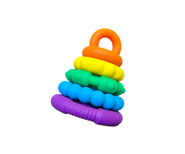 Stapelbare bijtringen regenboog