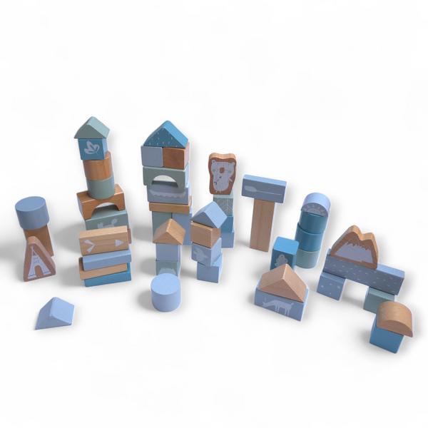 Little Dutch houten blokken en trein