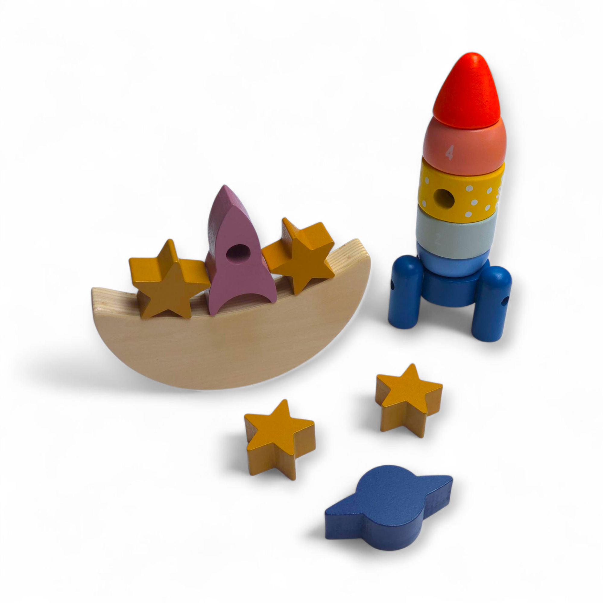 Houten set thema ruimte