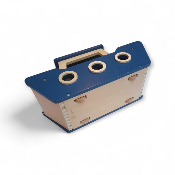 Trixie houten veerboot met wielen