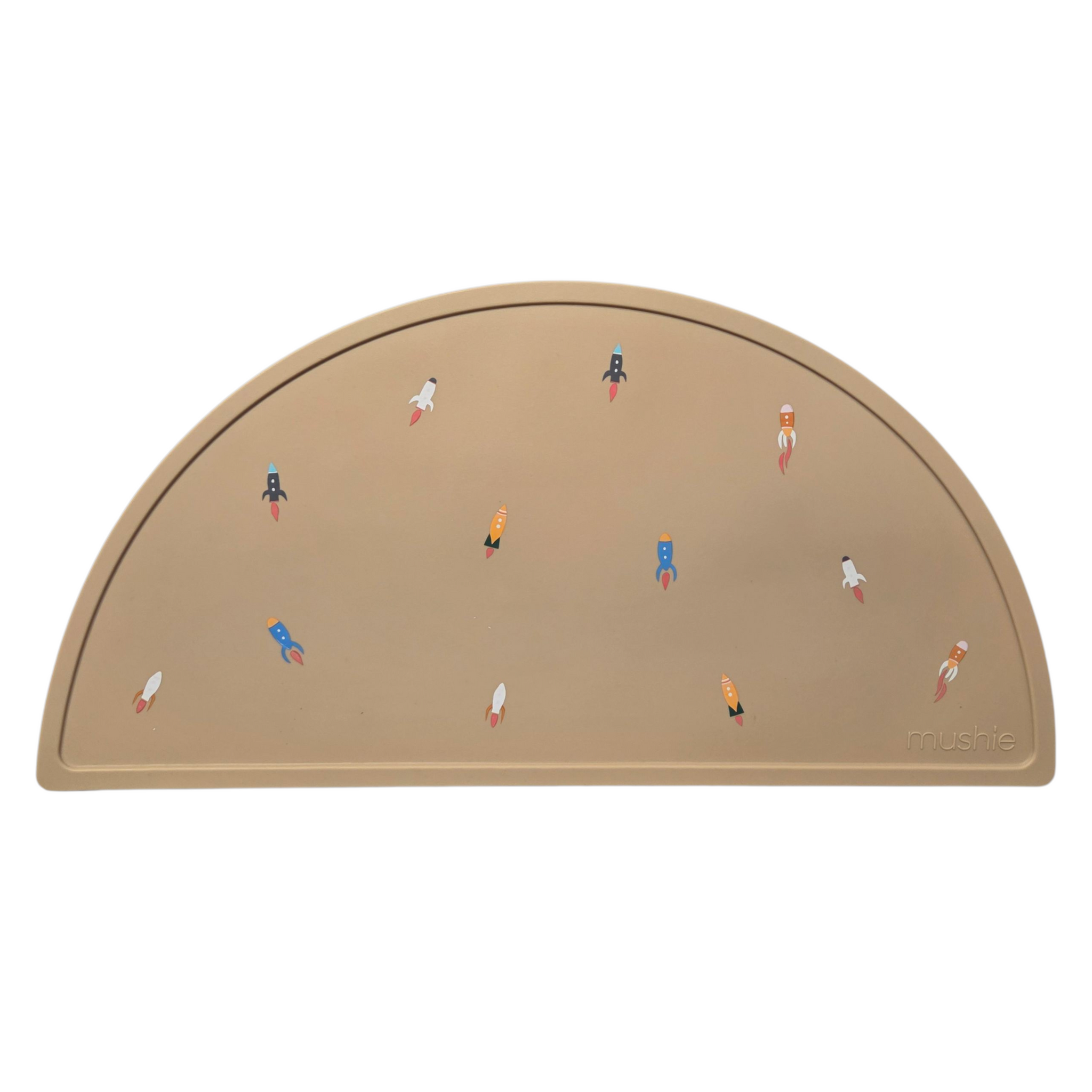 Mushie silicone placemat raket