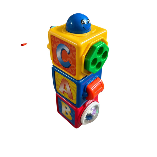 Fisher price stapel- actieblokken