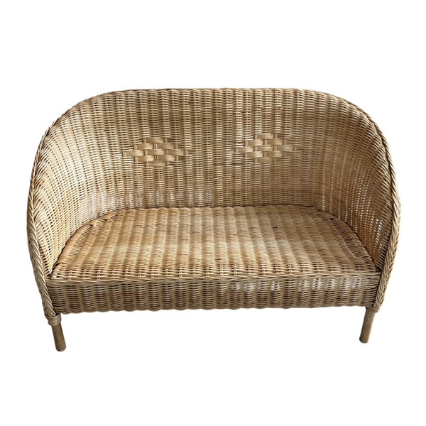 Rotan bankje voor twee kids (enkel ophalen)