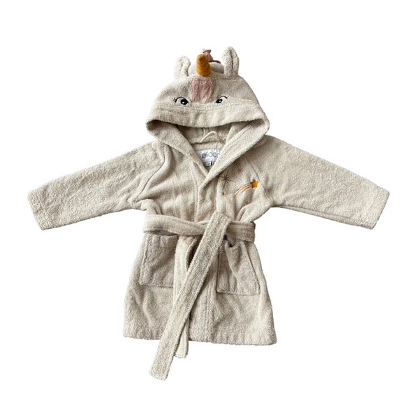 Liewood badjas 1-2 jaar eenhoorn