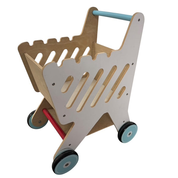 Houten winkelkarretje (op te halen)