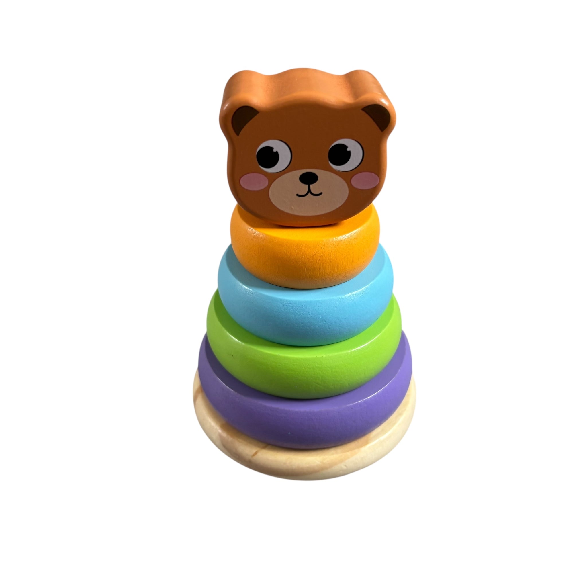 Houten stapeltoren beertje