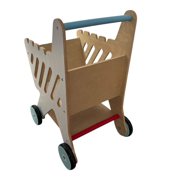 Houten winkelkarretje (op te halen)