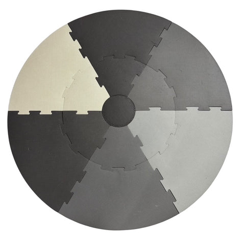 Sebra ronde speelmat foam