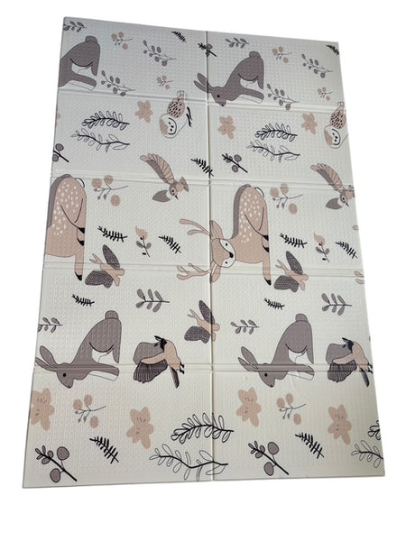 Opvouwbare, dubbelzijdige speelmat.