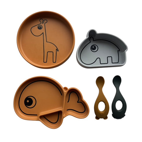 Liewood x Done by Deer siliconen eetset