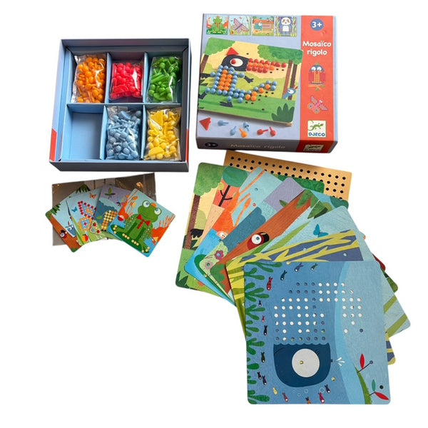 Djeco pedagogisch spel Mosaïco rigolo