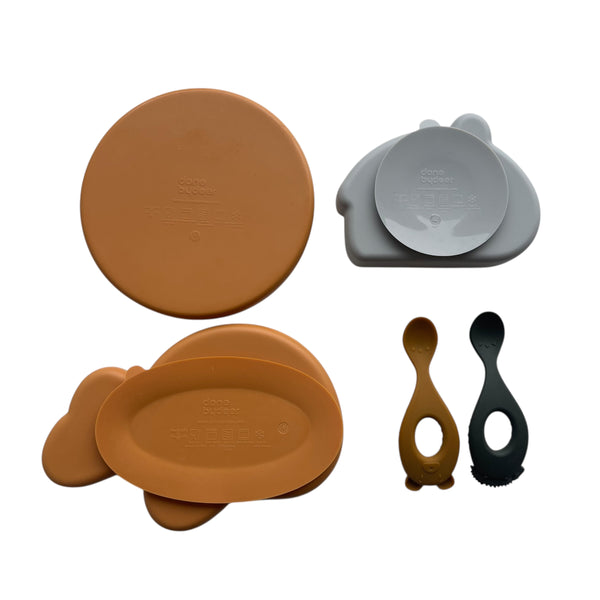 Liewood x Done by Deer siliconen eetset