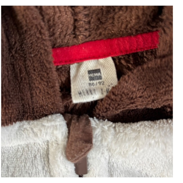 Onesie (kerst)hert maat 86-92