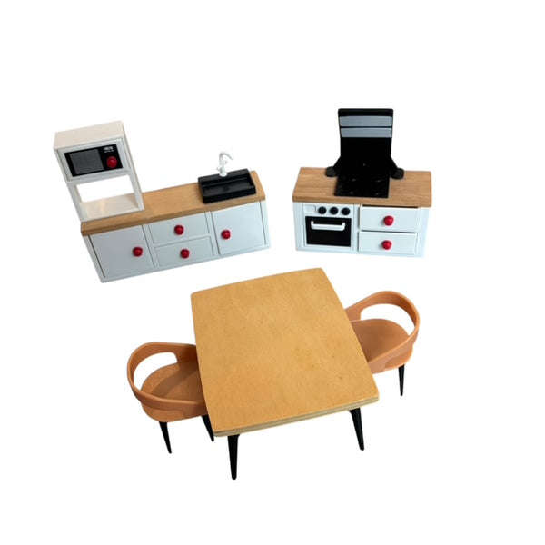 Set poppenhuismeubels