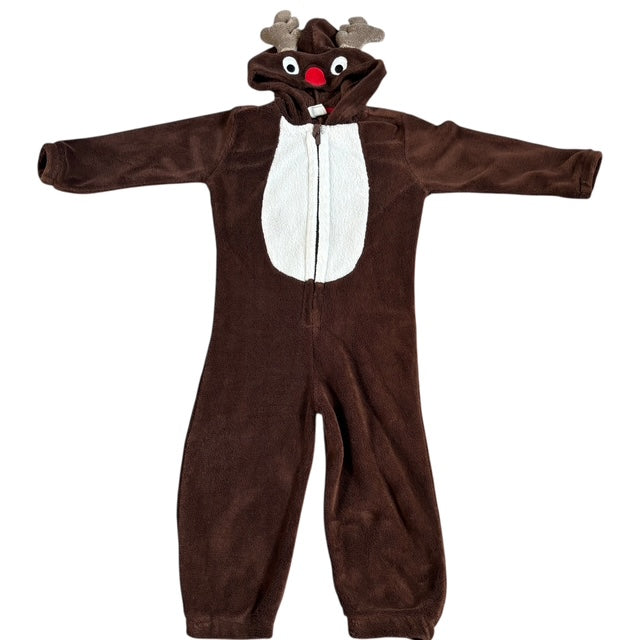 Onesie (kerst)hert maat 86-92