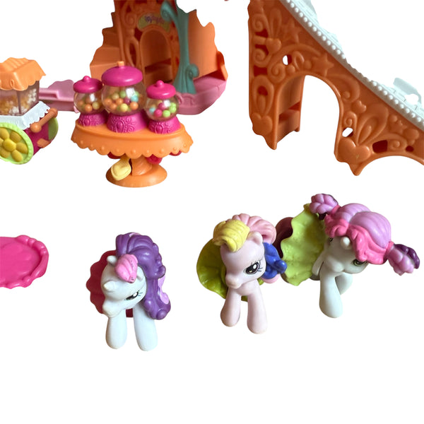 My little pony Ponyville roller skate birthday party cake pinky pie playset