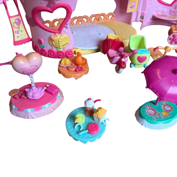 My little pony Ponyville roller skate birthday party cake pinky pie playset