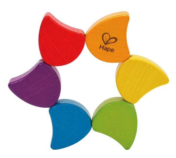 Hape regenboog rammelaar