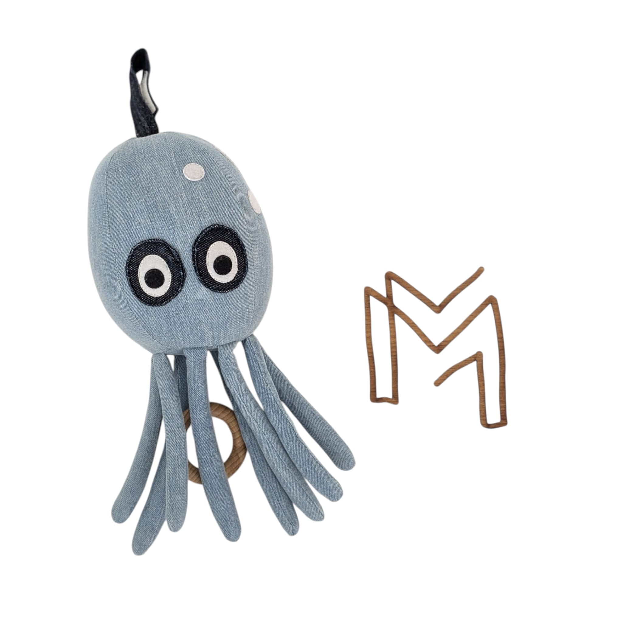 Ferm Living muziekknuffel - trekmuziekje octopus