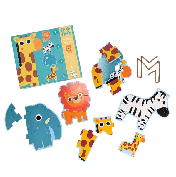 Djeco puzzel jungledieren