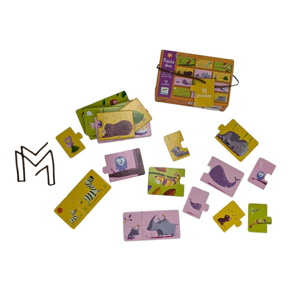 Djeco combinatiepuzzel Mama & baby