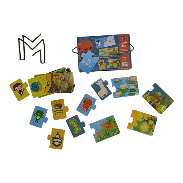 Djeco combinatiepuzzel Verstoppertje spelen