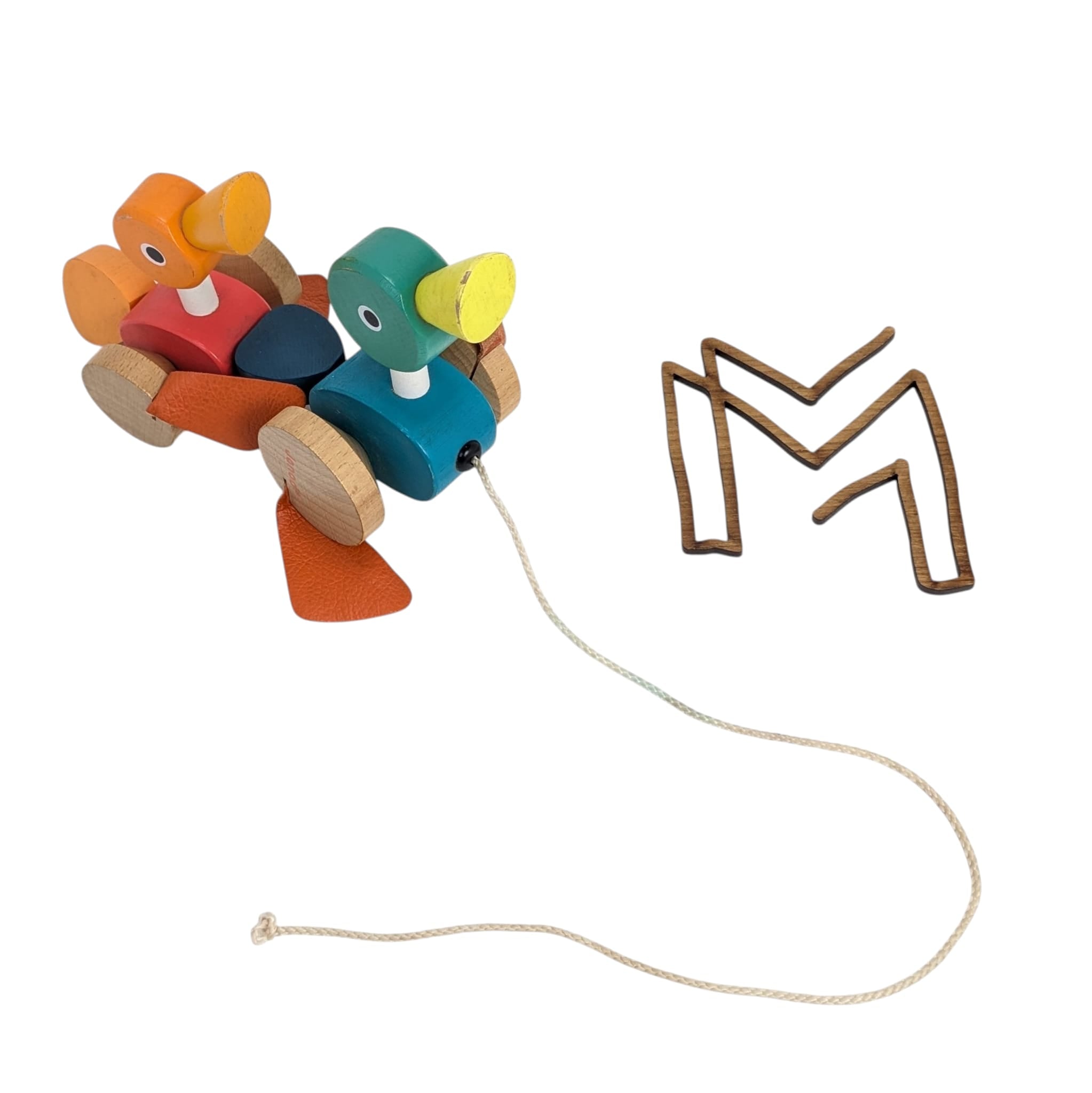 Janod houten trekdier eendenfamilie