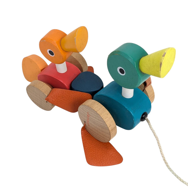 Janod houten trekdier eendenfamilie