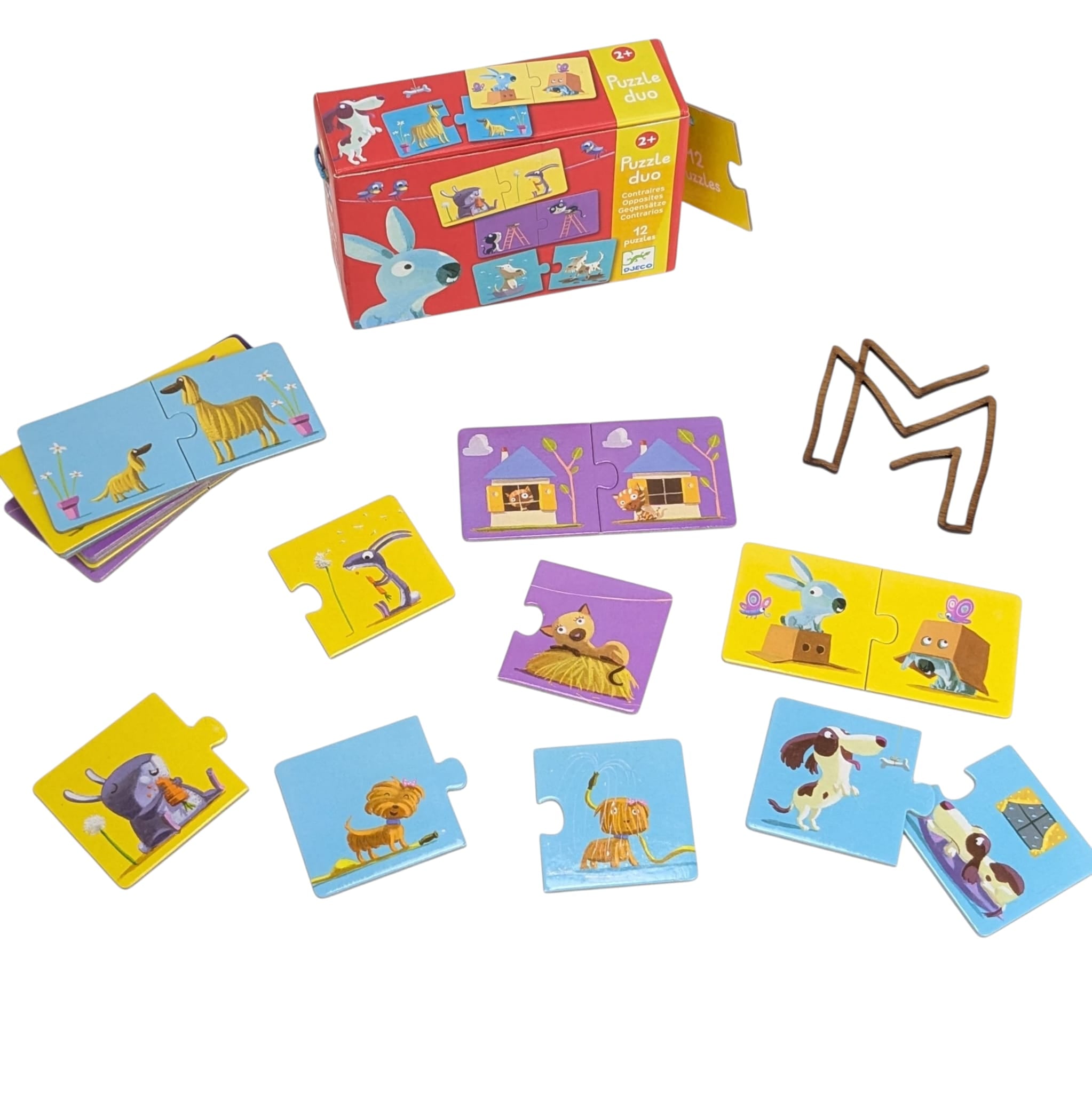 Djeco combinatiepuzzel Tegenstellingen