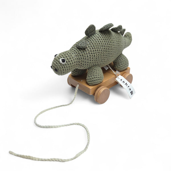 Sebra trekspeeltje Dino gehaakt