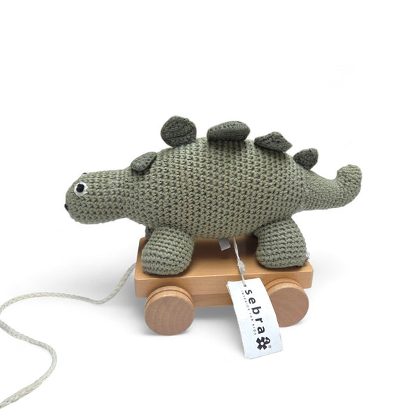 Sebra trekspeeltje Dino gehaakt