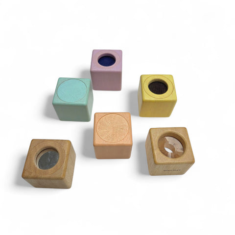 Plantoys sensorische houten blokjes
