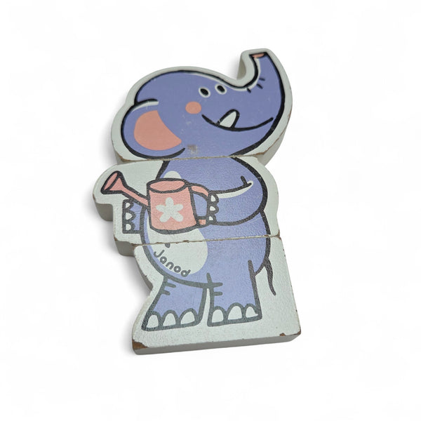 Janod dierenmagneten blokkenpuzzel