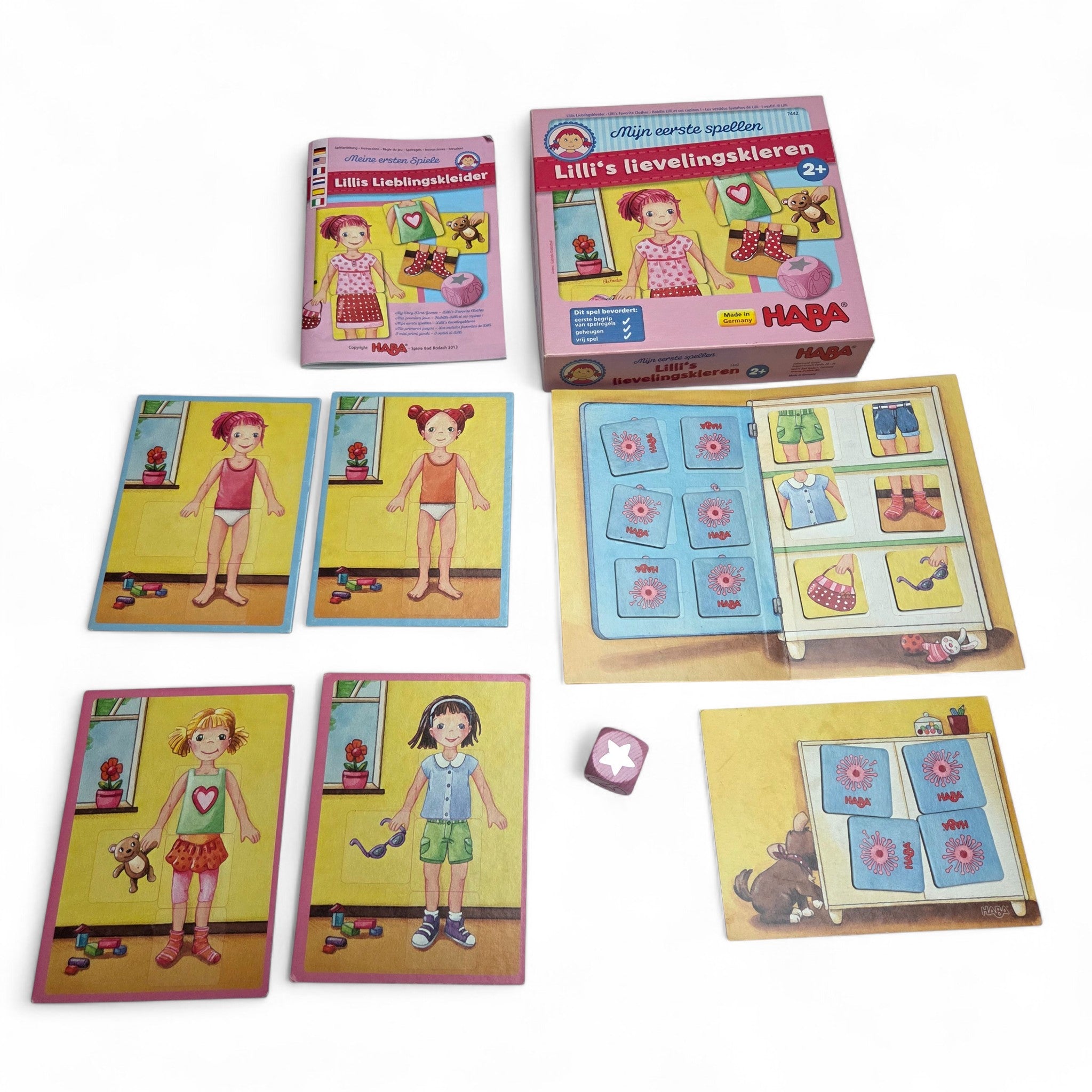 Haba eerste spel Lilli's Lievelingskleren